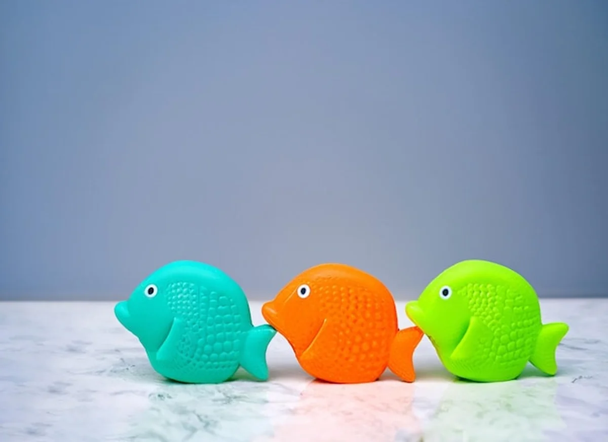 Zabawki 3D ryby i kaczki